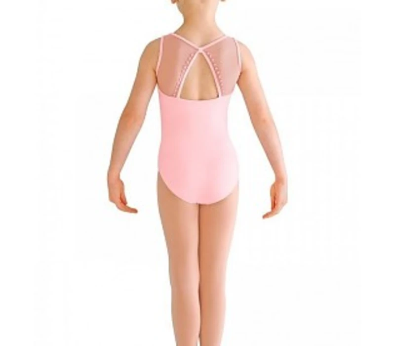 Bloch Aluin, detský baletný dres - Ružová - light pink