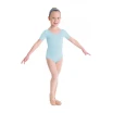 Bloch Ballet, detský bavlnený dres s krátkym rukávom - Modrá pastelová Bloch