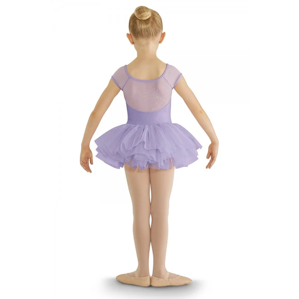 Bloch cap sleeve tutu leotard, detský dres s tutu sukničkou