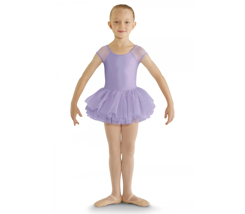 Bloch cap sleeve, dres s tutu sukničkou - Ružová candy Bloch