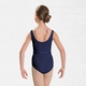 Capezio detský baletný dres s opaskom na hrubé ramienka