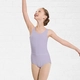 Capezio detský baletný dres s opaskom na hrubé ramienka