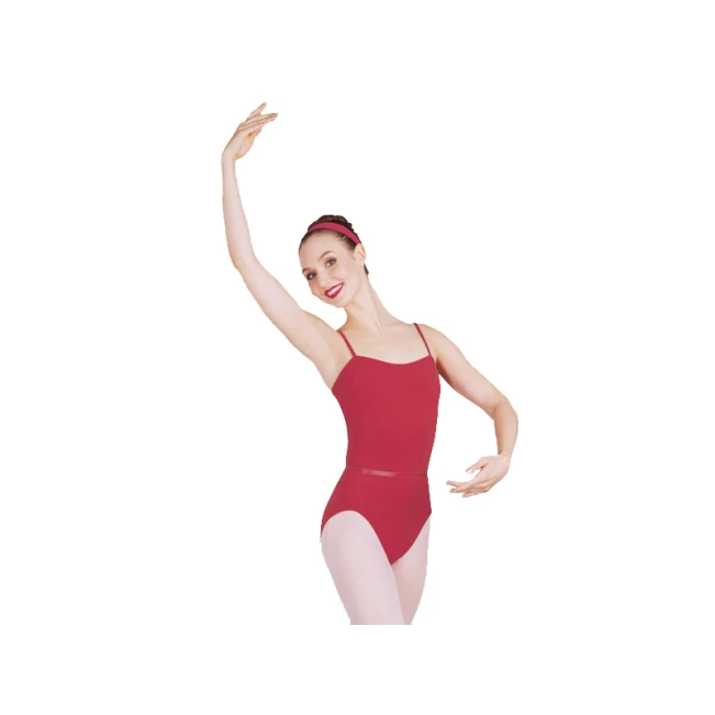 Capezio CAD100B baletný dres na ramienka s opaskom Capezio CAD100B baletný dres na ramienka s opaskom