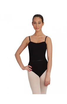 Capezio CAD100B baletný dres na ramienka s opaskom 