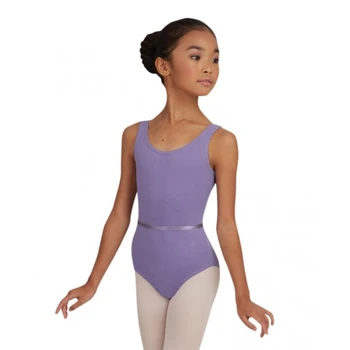 Capezio detský baletný dres s opaskom na hrubé ramienka