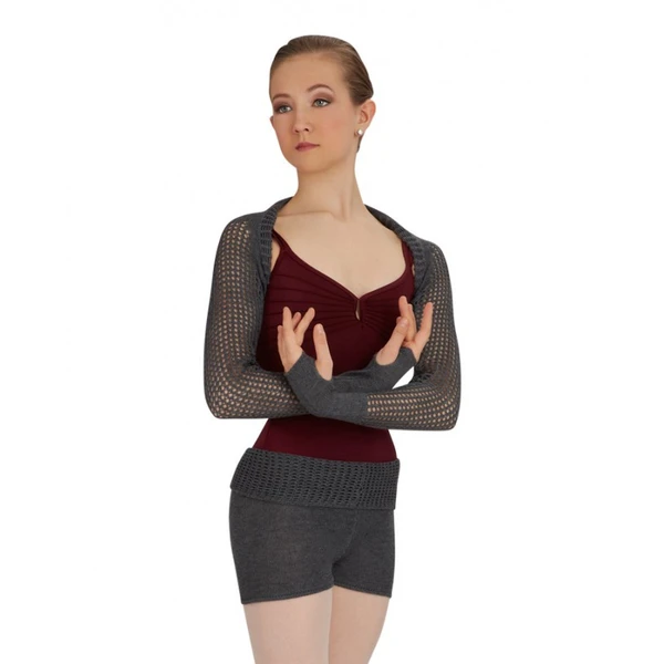 Capezio Short w/Fold Down Waist CK1003W, pletené krátke nohavice