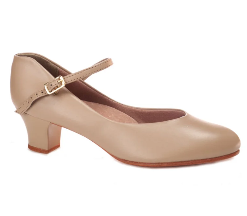 Capezio Jr Footlight, charakterky - Hnedá caramel Capezio