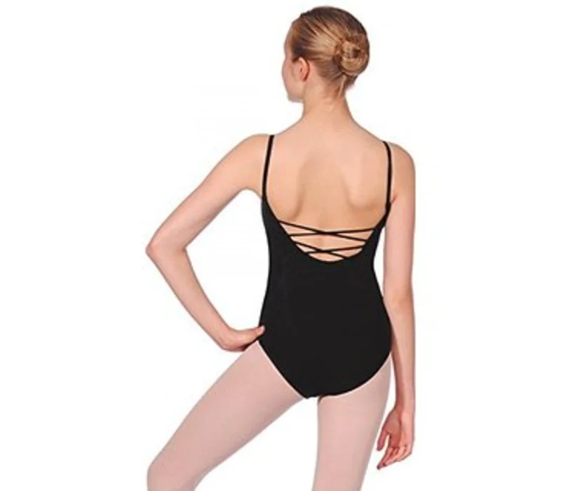 Capezio  String-back, baletný dres - Čierna