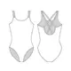 Capezio Double Strap Camisole Leotard CC123, baletný dres