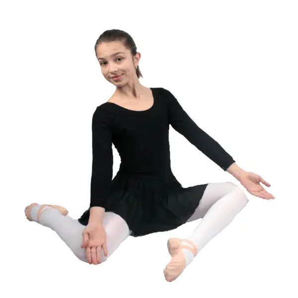 Capezio dres s dlhým rukávom a so sukňou