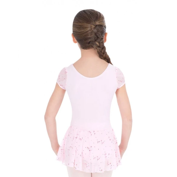 Capezio flitrovaný baletný dres so sukňou