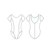 Capezio princess, dres s krátkym rukávom Capezio princess, dres s krátkym rukávom