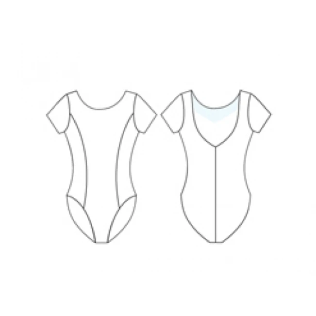 Capezio princess, dres s krátkym rukávom Capezio princess, dres s krátkym rukávom