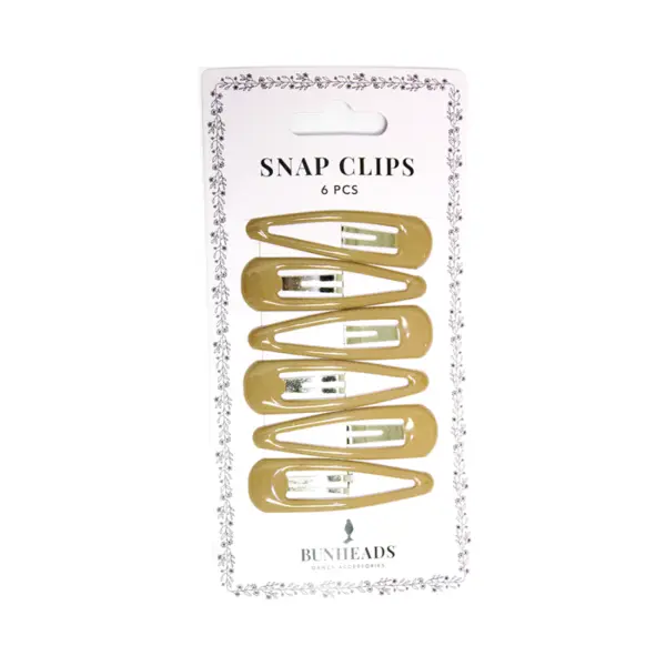 Capezio Bunheads snap clips, sponky do vlasov