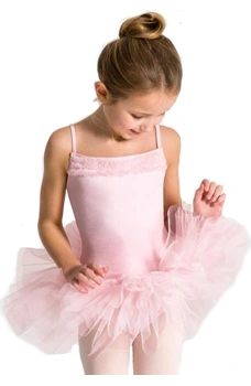 Capezio Ruffle Yoke, detský dres s tutu sukničkou