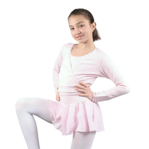 Capezio cross over top, top na zahriatie pre dievčatá 