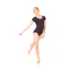 Capezio TC0054W baletný dres s krátkym rukávom a s opaskom 