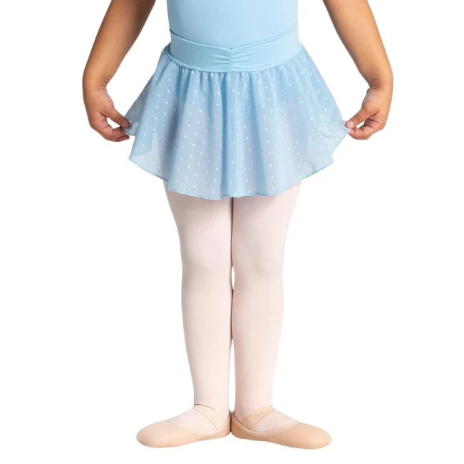 Capezio Swiss Dot Cinch Waistband Layer Skirt, suknička pre dievčatá Capezio Swiss Dot Cinch Waistband Layer Skirt, suknička pre dievčatá