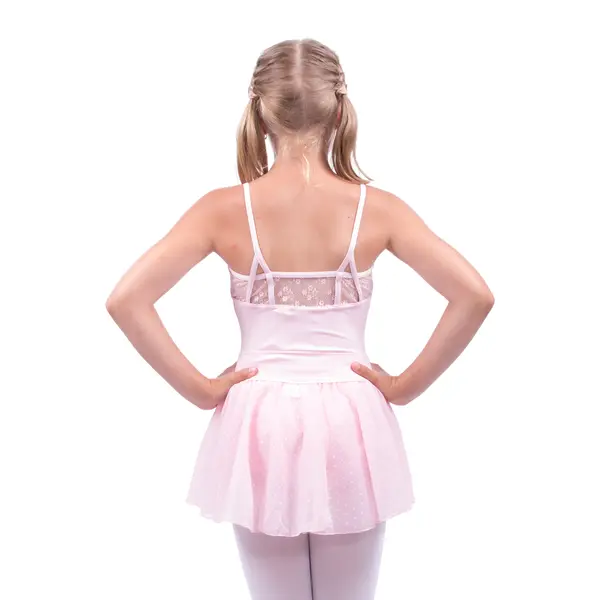 Capezio Daisy Cami Leotard, dres na tenké ramienka s čipkou