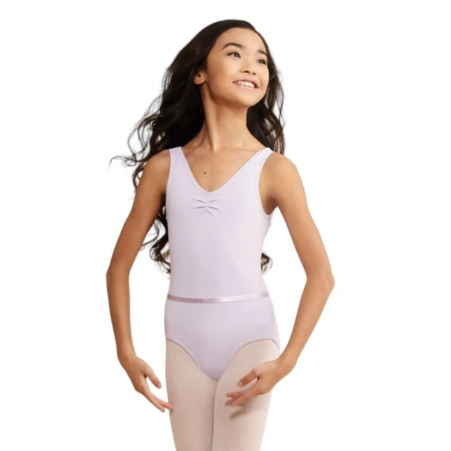 Capezio Tactel V Neck Leotard, detský dres na hrubé ramienka Capezio Tactel V Neck Leotard, detský dres na hrubé ramienka