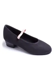 Capezio Academy character 1" heel, plátené charakterové topánky pre deti