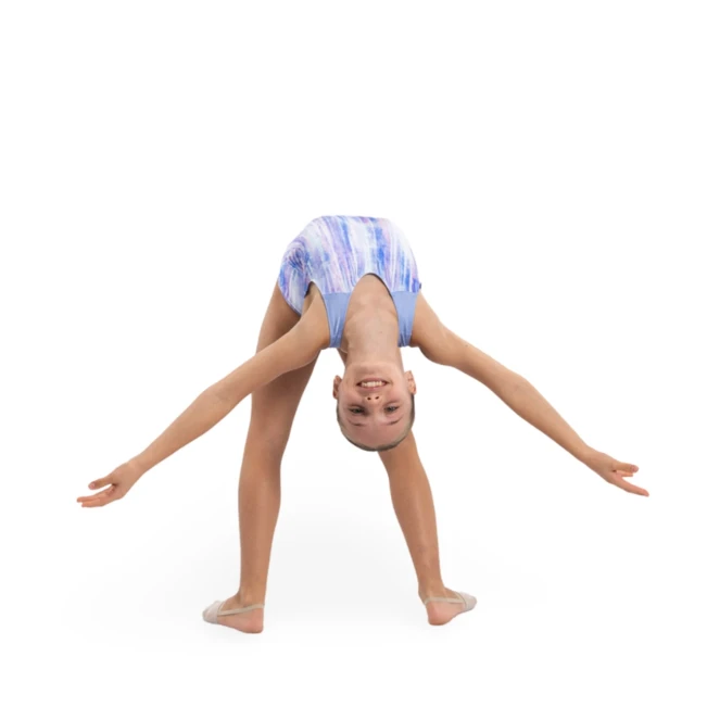 Capezio Aquatic Leotard, dievčenský gymnastický dres Capezio Aquatic Leotard, dievčenský gymnastický dres