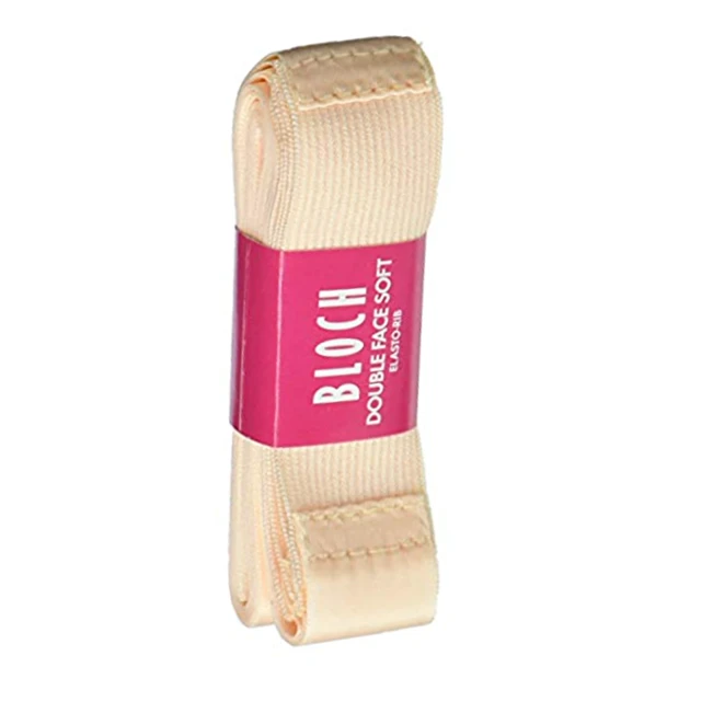 Bloch Double Face Soft Elastorib, saténové stužky s všitou gumičkou Bloch Double Face Soft Elastorib, saténové stužky s všitou gumičkou
