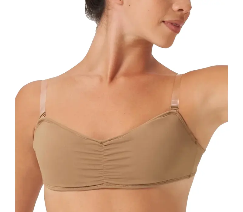 Bloch Vela Bandeau, dámska podprsenka - Hnedá tan Bloch Bloch Vela Bandeau, dámska podprsenka - Hnedá tan Bloch