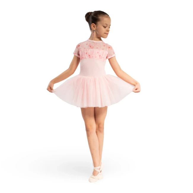 Bloch Belle Floral cap sleeve CL4282, tutu šaty pre dievčatá Bloch Belle Floral cap sleeve CL4282, tutu šaty pre dievčatá