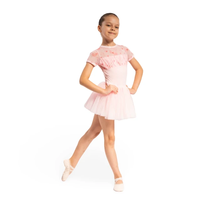Bloch Belle Floral cap sleeve CL4282, tutu šaty pre dievčatá Bloch Belle Floral cap sleeve CL4282, tutu šaty pre dievčatá