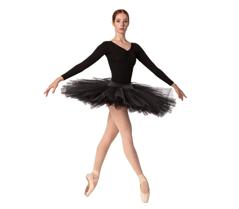 Bloch Belle, 6-vrstvová baletná tutu sukňa - Čierna