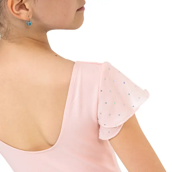 Bloch Scarlett, dievčenský dres s volánkovým rukávom 