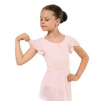 Bloch Scarlett, dievčenský dres s volánkovým rukávom 