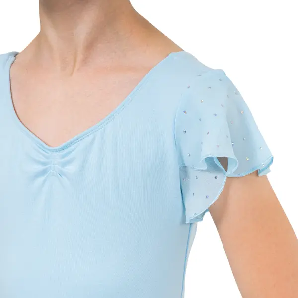 Bloch Scarlett, dievčenský dres s volánkovým rukávom 