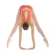 Bloch Cassia Floral leotard, dámsky dres s vyšívanou sieťovinou na chrbáte - Broskyňová - peach Bloch Cassia Floral leotard, dámsky dres s vyšívanou sieťovinou na chrbáte - Broskyňová - peach