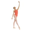 Bloch Cassia Floral leotard, dámsky dres s vyšívanou sieťovinou na chrbáte - Broskyňová - peach Bloch Cassia Floral leotard, dámsky dres s vyšívanou sieťovinou na chrbáte - Broskyňová - peach