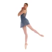 Bloch Cassia Floral leotard, dámsky dres s vyšívanou sieťovinou na chrbáte - Sivá Bloch Bloch Cassia Floral leotard, dámsky dres s vyšívanou sieťovinou na chrbáte - Sivá Bloch