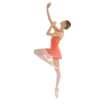 Bloch Cassia Floral leotard, dámsky dres s vyšívanou sieťovinou na chrbáte - Broskyňová - peach Bloch Cassia Floral leotard, dámsky dres s vyšívanou sieťovinou na chrbáte - Broskyňová - peach