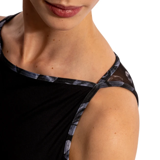 Bloch Eden Floral, dámsky dres - Čierna Bloch Eden Floral, dámsky dres - Čierna
