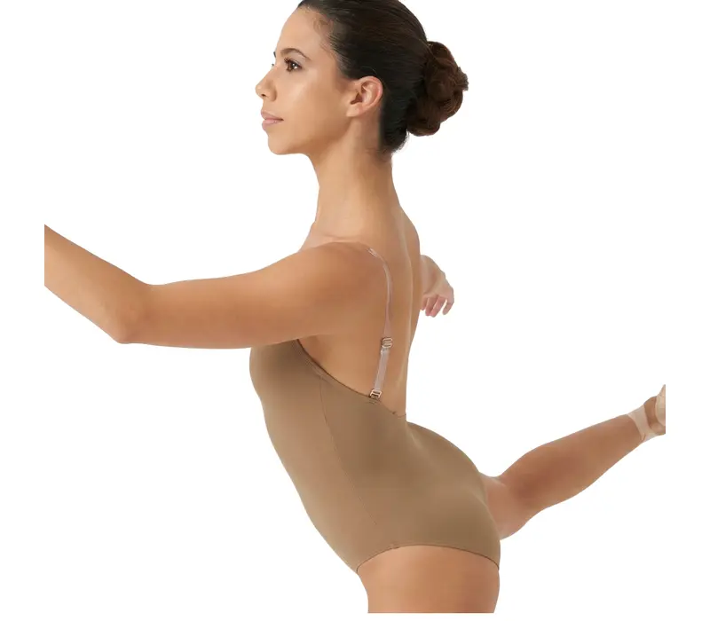 Bloch Estrella, dámsky spodný dres - Hnedá tan Bloch