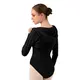 Bloch Cropped Knit Full Zip Hoodie, dámska mikina s kapucňou