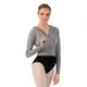 Bloch Cropped Knit Full Zip Hoodie, dámska mikina s kapucňou