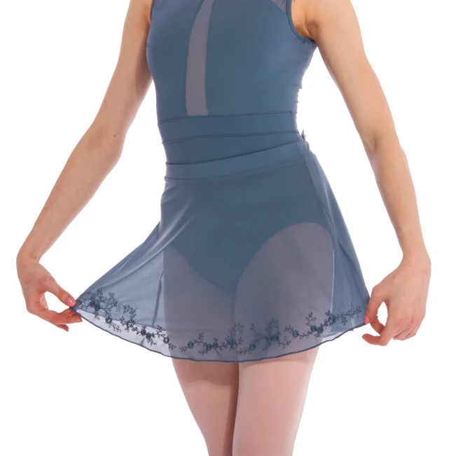 Bloch Hana Floral mesh skirt, dámska sukňa s elastickým pásom Bloch Hana Floral mesh skirt, dámska sukňa s elastickým pásom