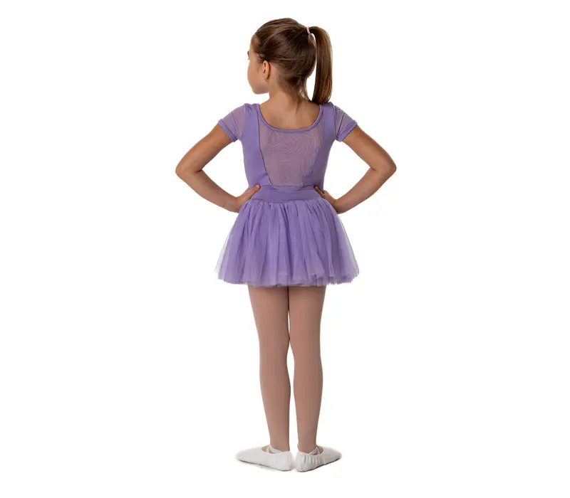 Bloch Holly, detský dres s tutu sukničkou - Orgovánová lilac Bloch