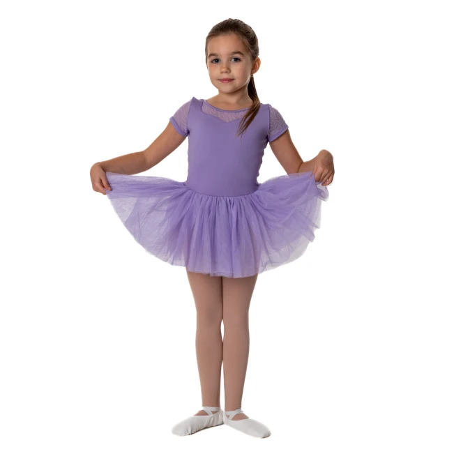 Bloch Holly, detský dres s tutu sukničkou Bloch Holly, detský dres s tutu sukničkou - Orgovánová lilac Bloch