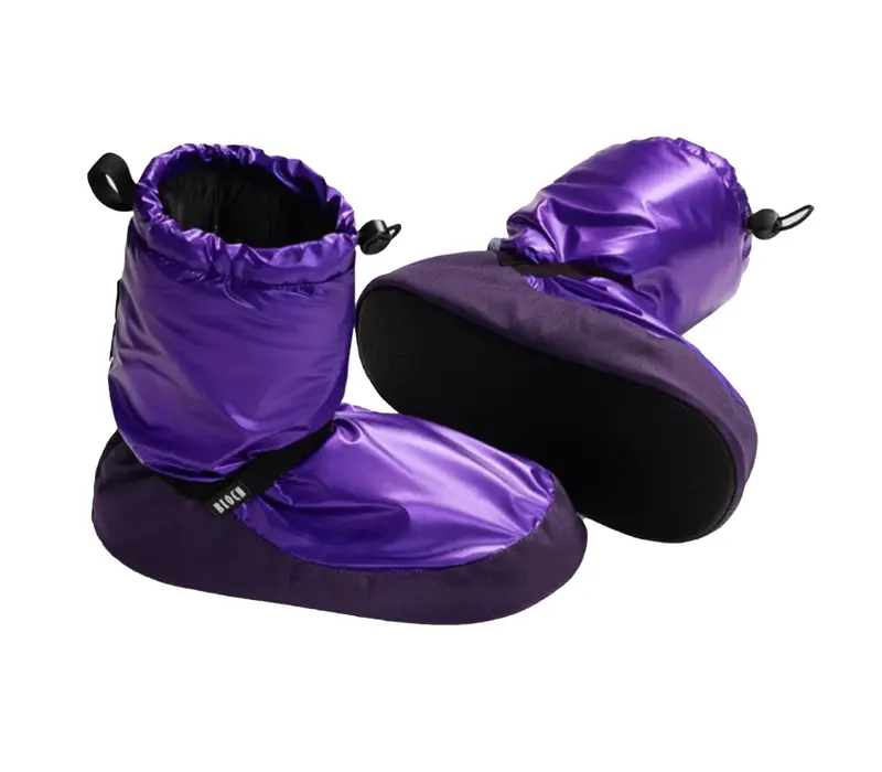 Bloch metalic bootie, dámska obuv na zahriatie - Fialová - Vibrant purple metallic Bloch