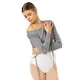 Bloch Wrap Sweater Luna, dámsky pletený top na zahriatie