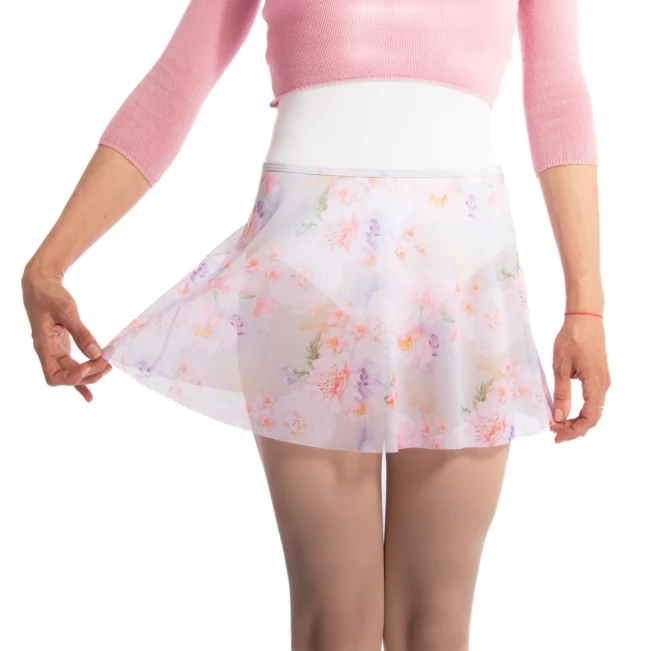 Bloch Printed Pull on skirt, dámska kvietkovaná sukňa Bloch Printed Pull on skirt, dámska kvietkovaná sukňa