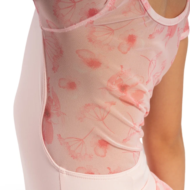 Bloch Remi Floral, dievčenský dres Bloch Remi Floral, dievčenský dres - Ružová candy Bloch