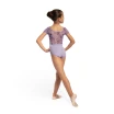 Bloch Remi Floral, dievčenský dres - Orgovánová lilac Bloch